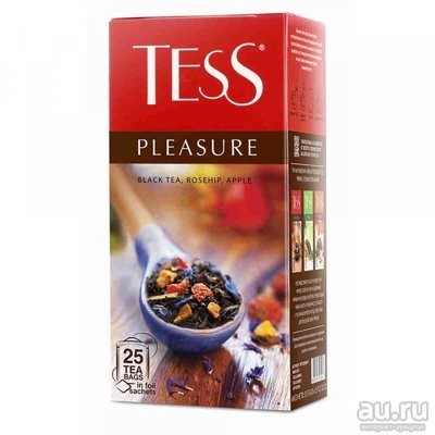 ТЕСС Плэжа(1,5гх25п)чай пак.черн.доб.*10