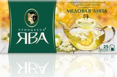 Принцесса ЯВА Медовая липа (1,5*25п)чай пак.зел. с доб.*18