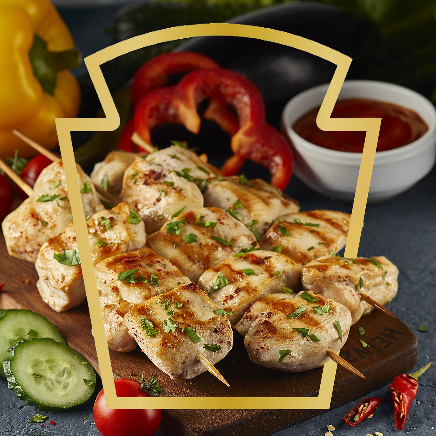 Кетчуп томатный Heinz классический, дой-пак, 550г