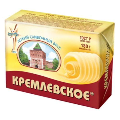 Спред КРЕМЛЕВСКОЕ растительно-жировой 60% 180г *20 фольга
