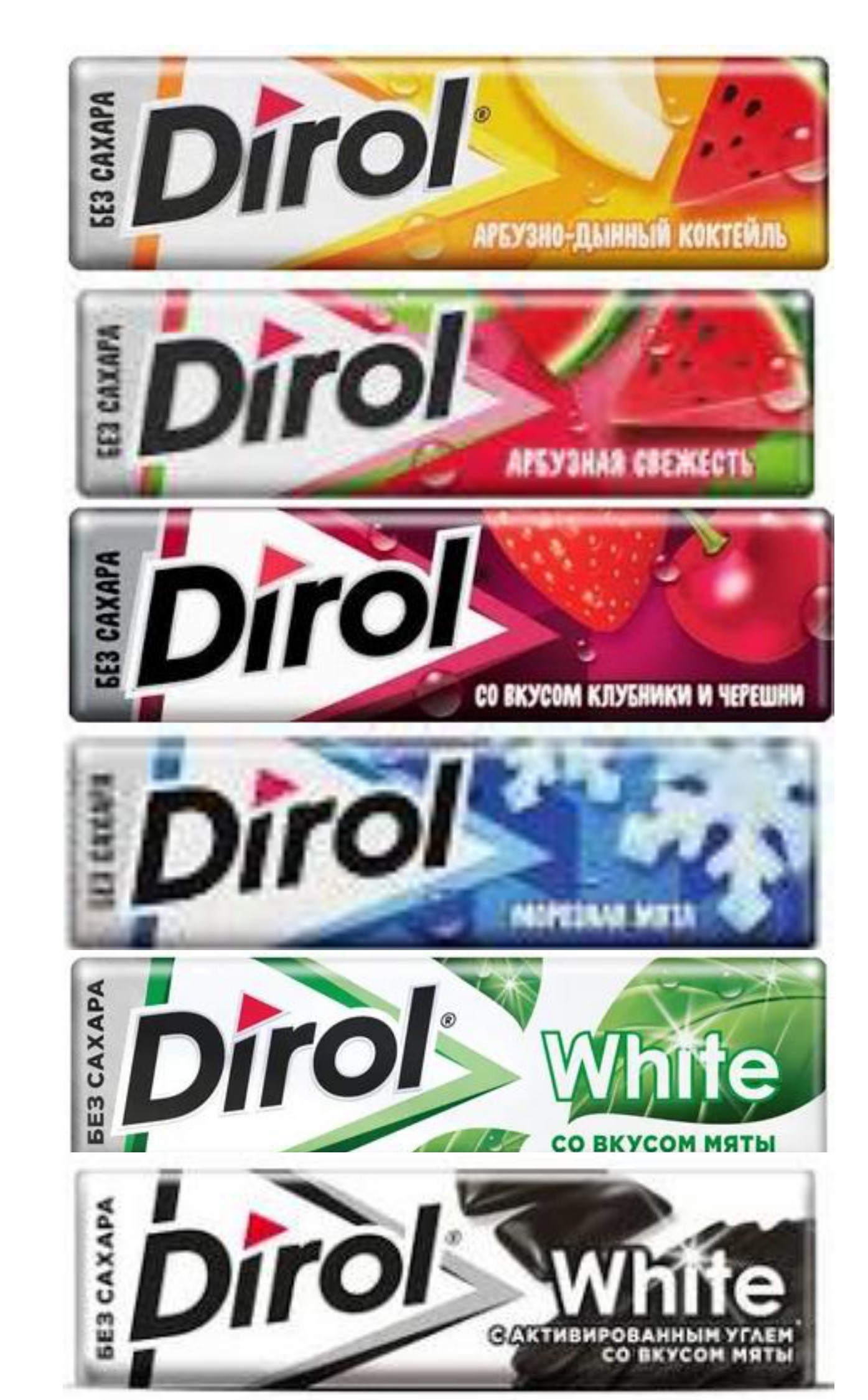 Жев. резинка Дирол Мятный МИКС 24x30x13,6г №2