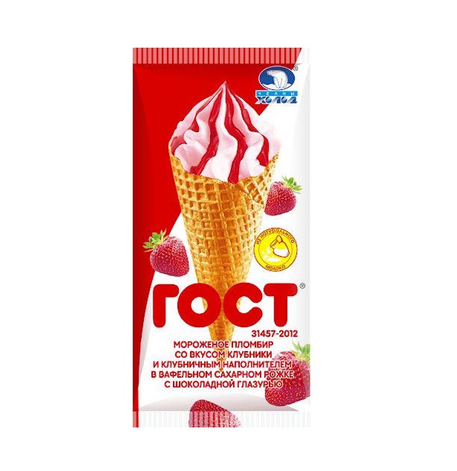 Мороженое НЧ рожок ГОСТ клуб 30*110г (877)