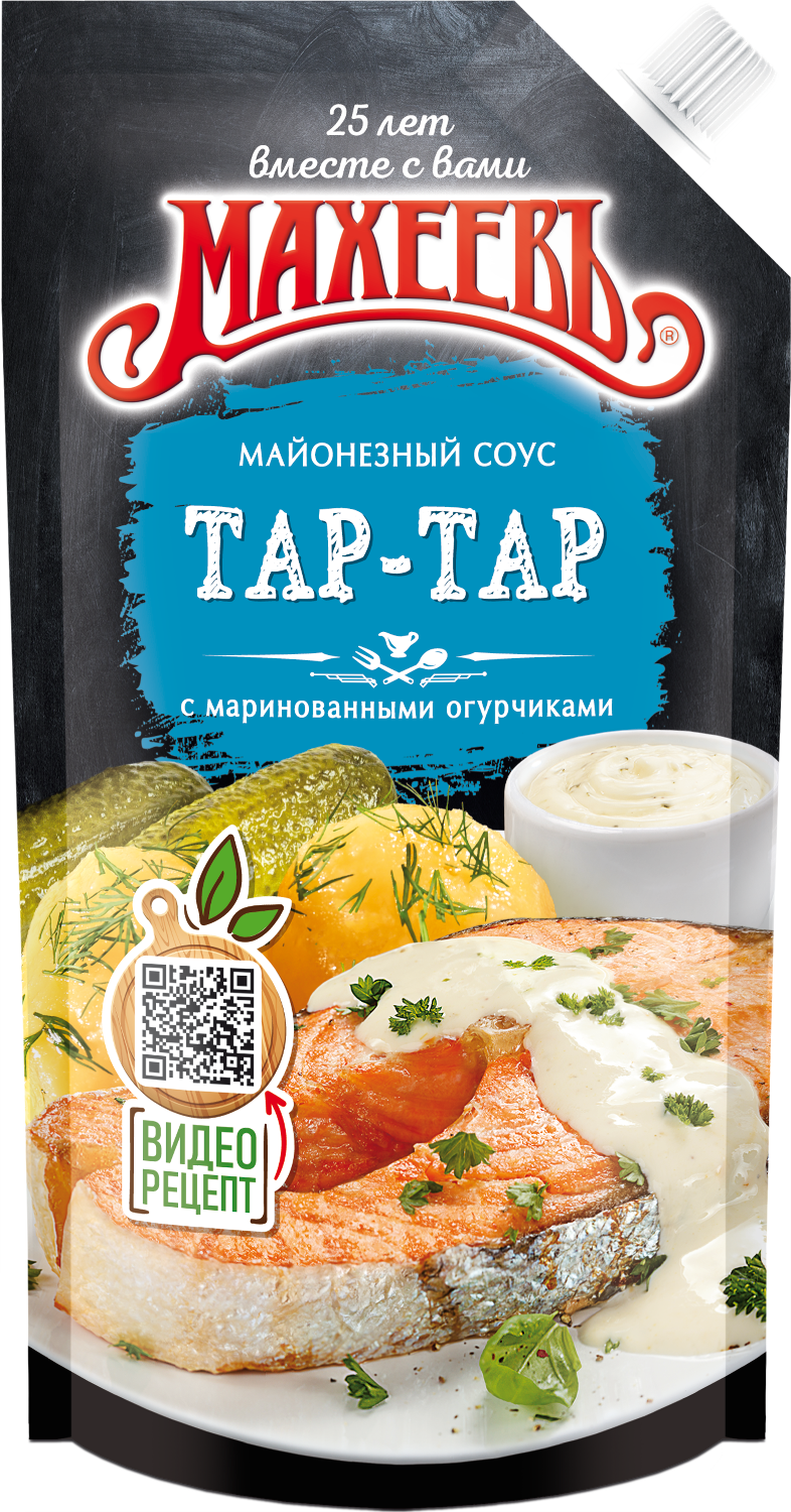 Соус Махеевъ Тар Тар 25% Дой-пак с дозат. 200г*20