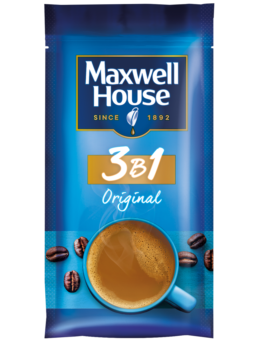 Напиток коф. МАКСВЕЛ ХАУС 3в1 натур.раств. 12шт*12бл*14г