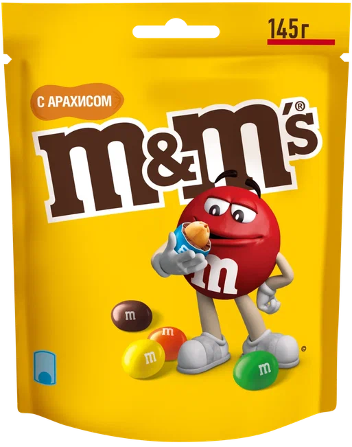 Драже M&M's с арахисом 145г