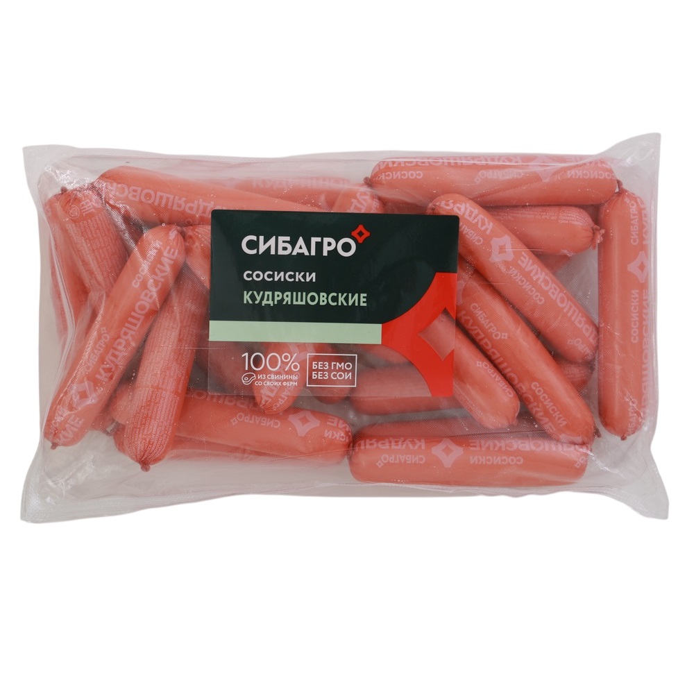 Сосиски СИБАГРО Кудряшовские охл П/О МГС кг