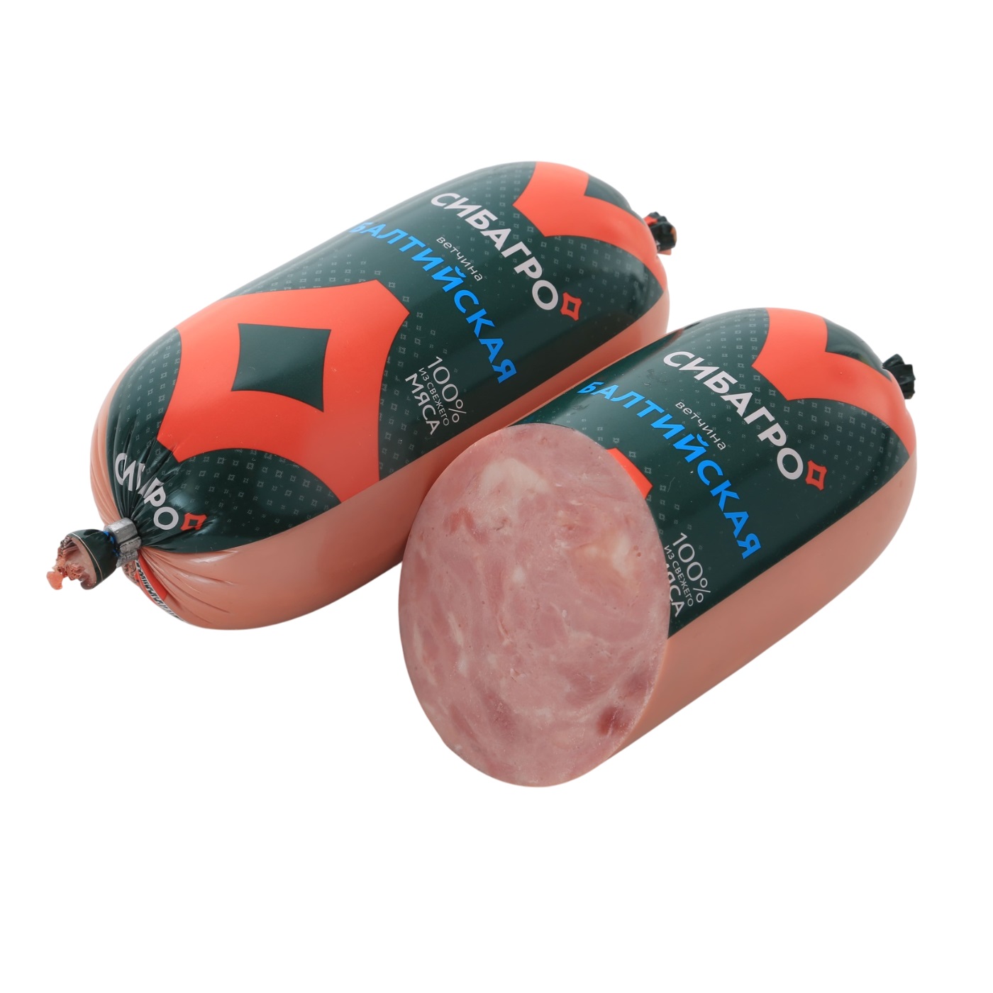 Ветчина СИБАГРО Балтийская охл П/О 0,45кг