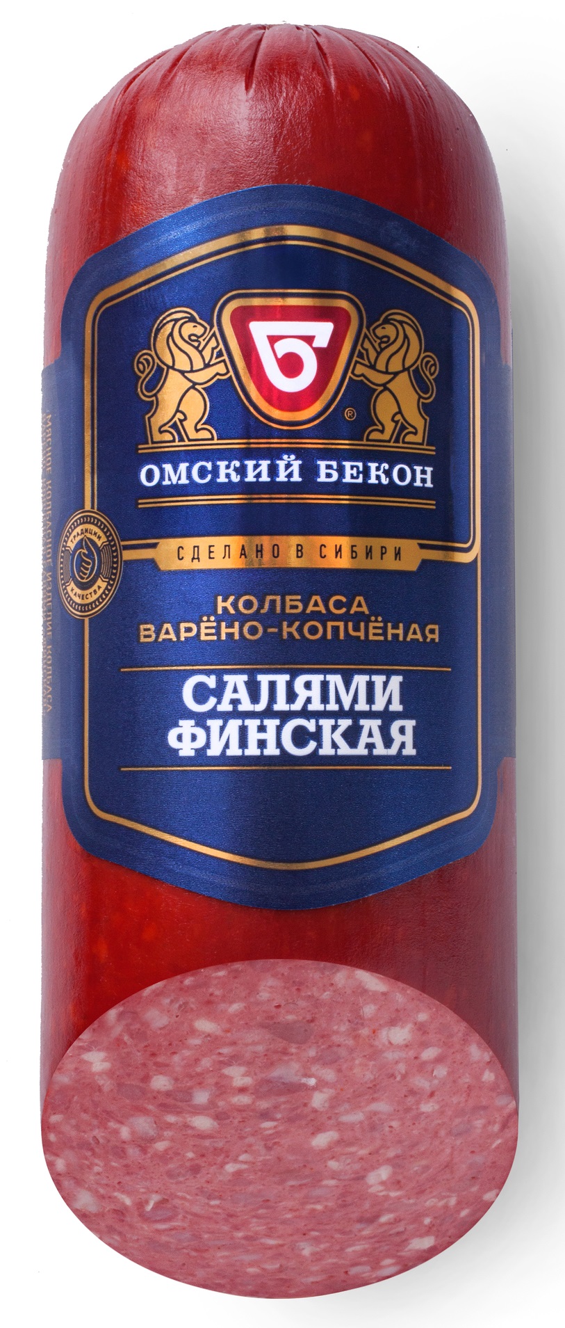 Вк колбаса ОБ Салями финская в/у порц 350 гр.