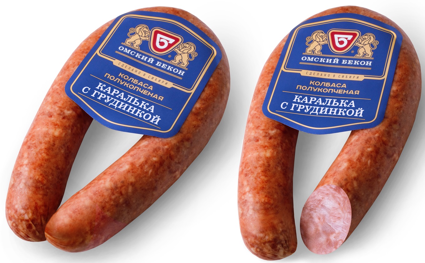 Пк колбаса ОБ Каралька с грудинкой в/у ц/изд 300 гр.