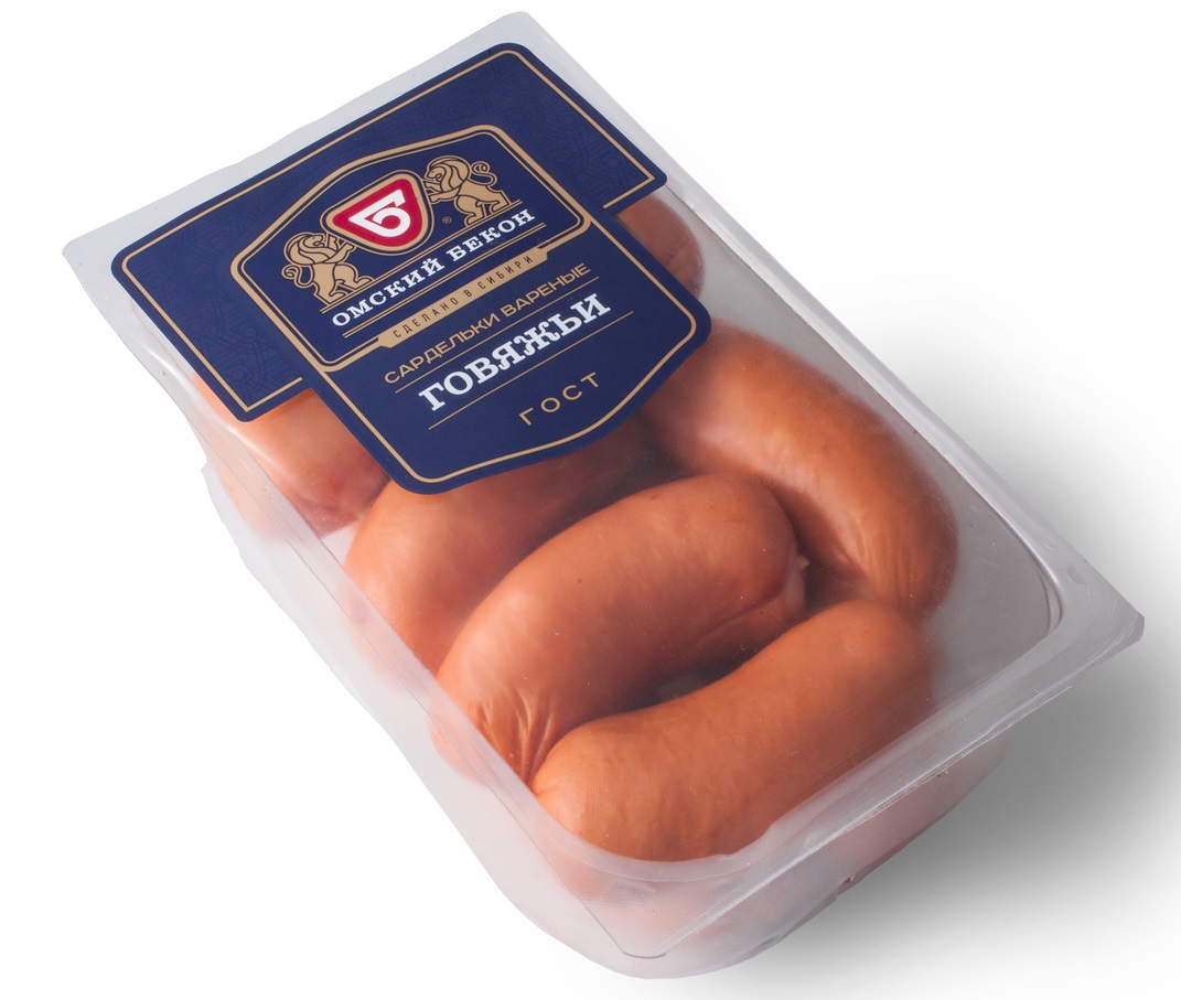 Сардельки ОБ Говяжьи ГОСТ кат А мга вес