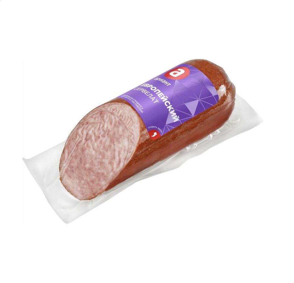 Колбаса п/к Ариан Сервелат Европейский п/а 310гр