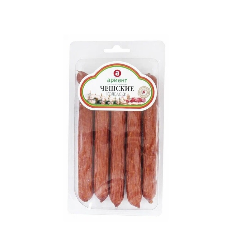 Колбаски п/к Ариант Чешские п/а 260гр