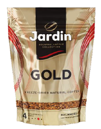 Кофе ЖАРДИН Голд растворимый сублимированный 150г м/у *8