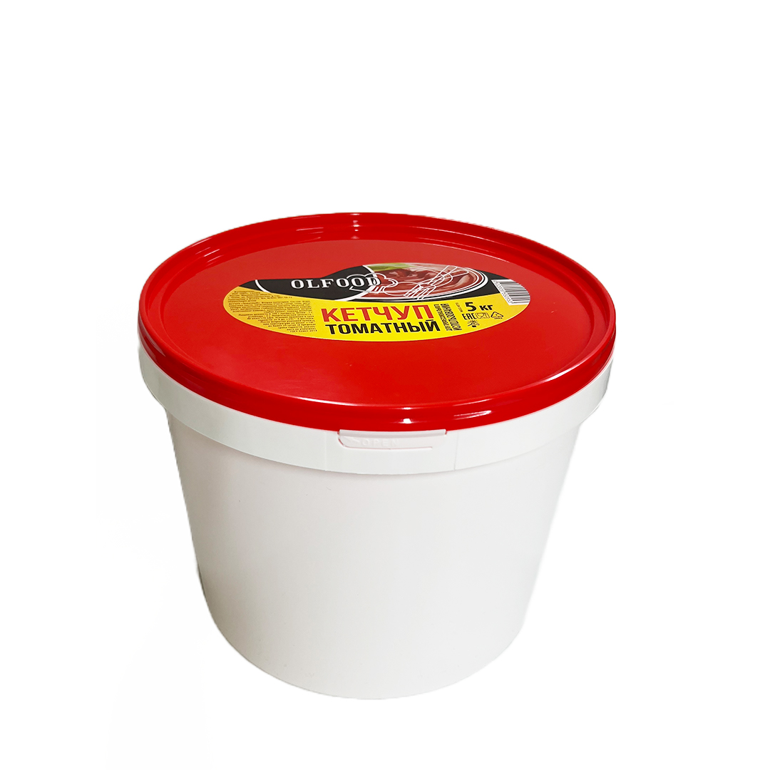 Кетчуп томатный 2 категории OLFOOD ведро 5 кг