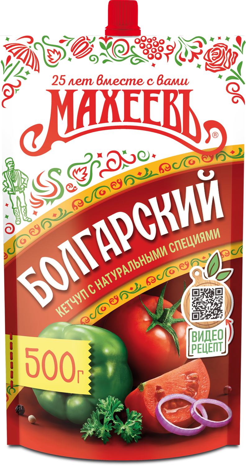 Кетчуп Махеев Болгарский Д/П 500г
