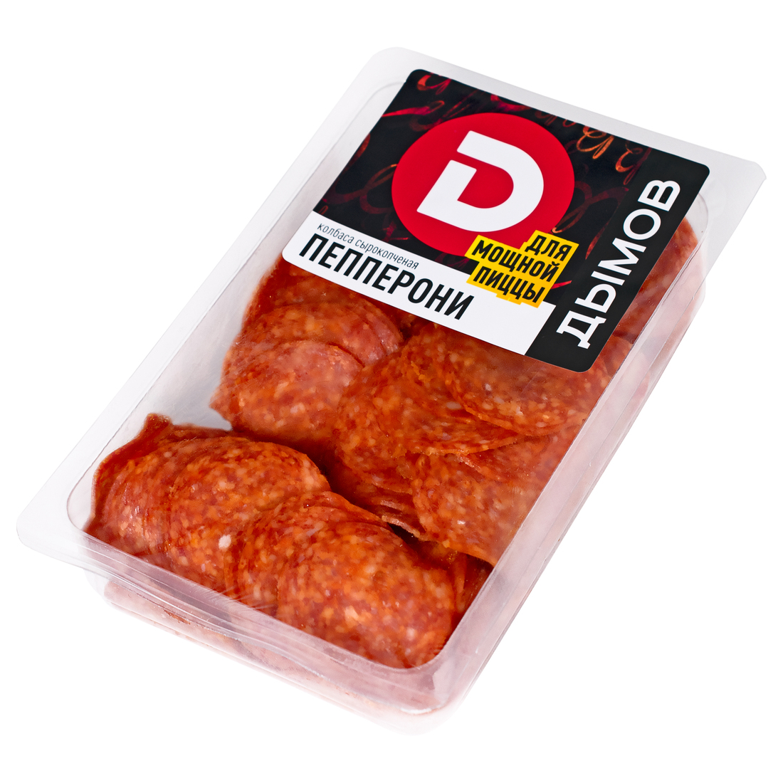 Колбаса с/к Дымов Колбаса Пепперони топпинг нарезка в з/с 1 кг