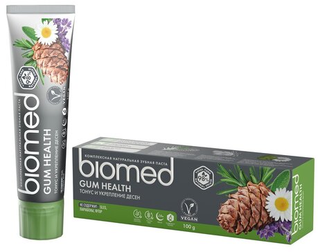 Паста BIOMED GUM HEALTH / ЗДОРОВЬЕ ДЕСЕН Комплексная зубная 100гр*25