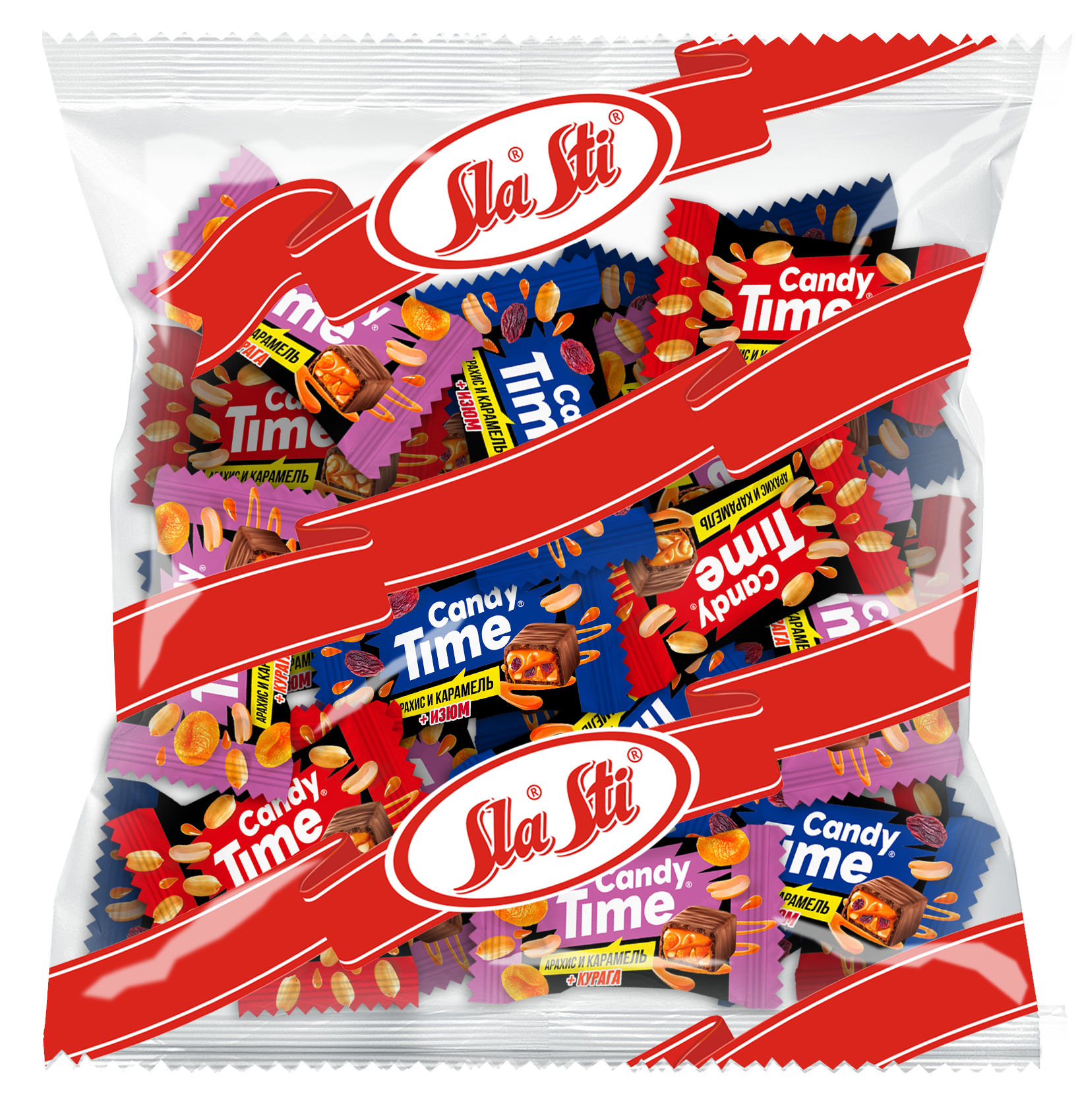 Конфеты SlaSti "Candy Time" МИКС 0,5 кг