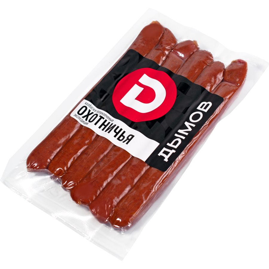 Колбаса п/к Дымов Колбаски Охотничья экспедиция в/у 240 гр.