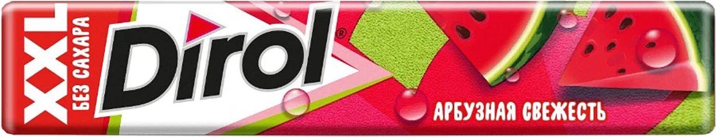 Жевательная резинка Dirol XXL Арбузная свежесть 19г