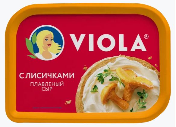 Сыр Виола плавленый с лисичками 50% пл/в 400г