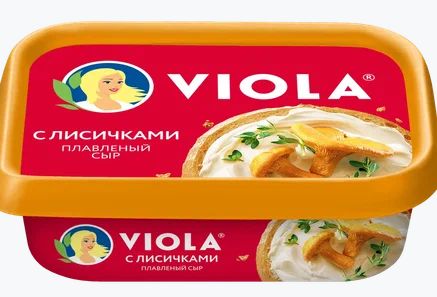 Сыр Виола плавленый с лисичками 50% пл/в 200г