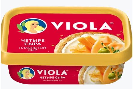 Сыр Виола плавленый Четыре сыра 50% пл/в 200г