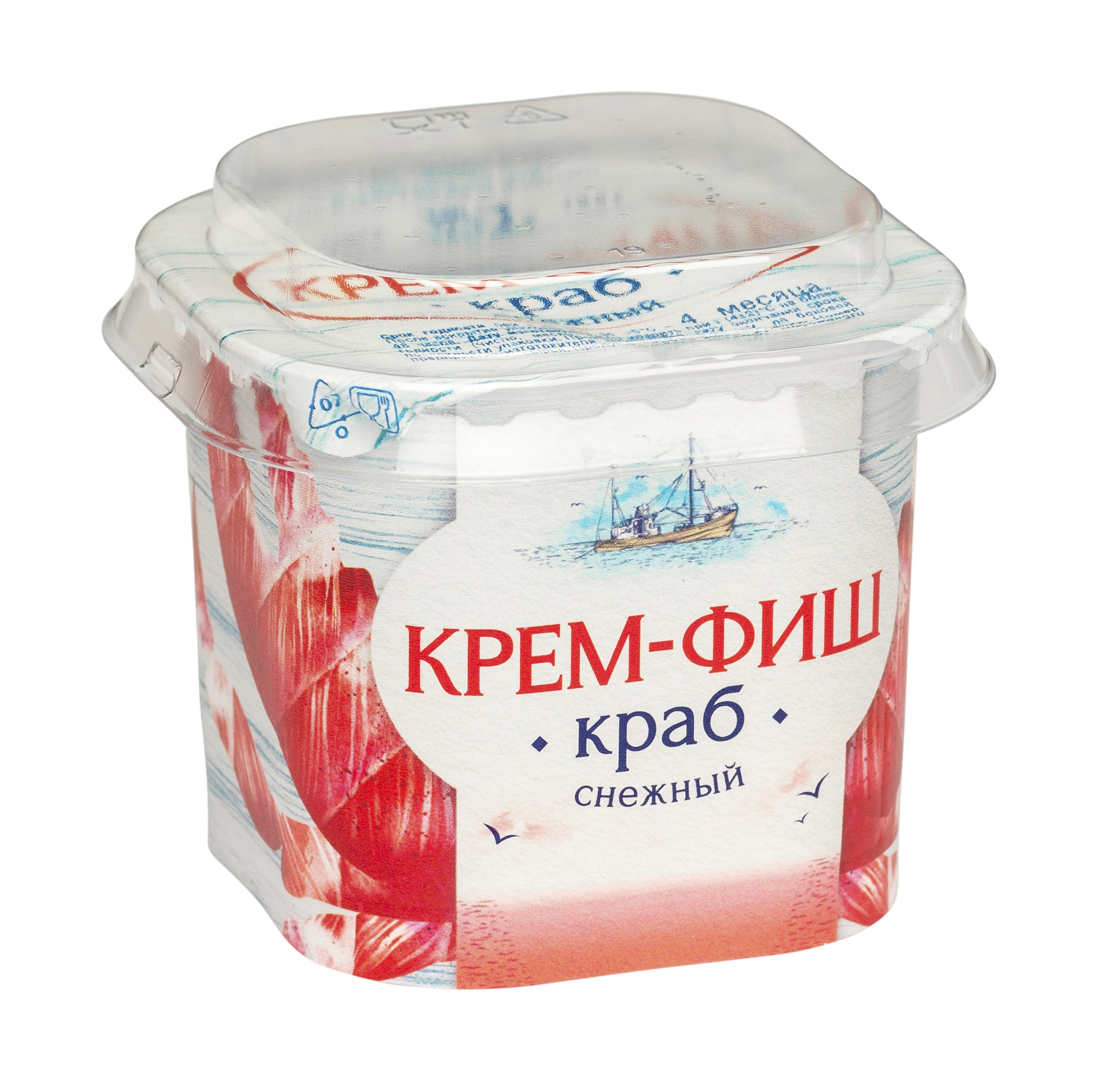 Паштет КРЕМ-ФИШ снежный краб пл/б 150г