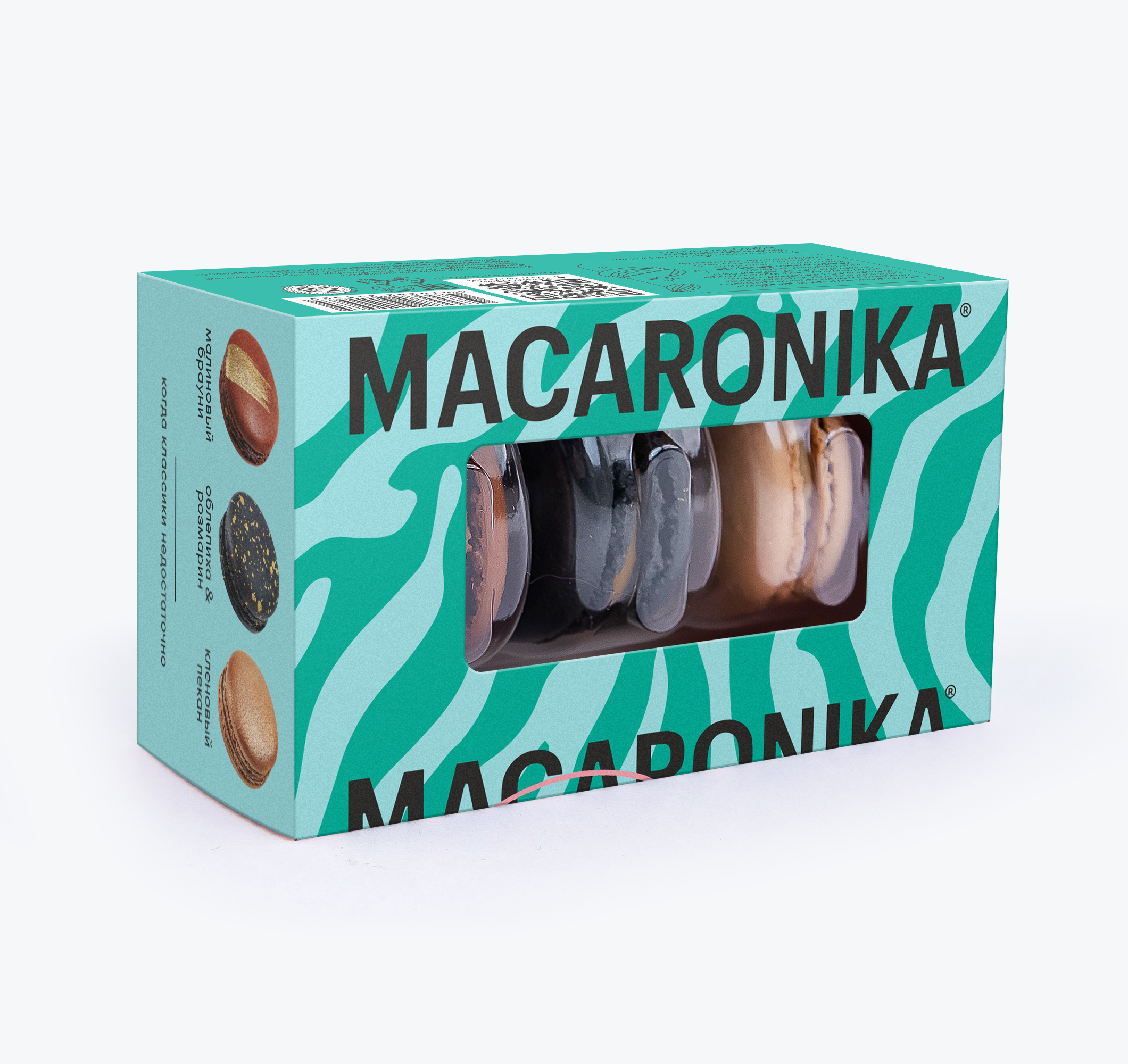 Пирожные Macaronika набор Гурме 3.1 3 шт