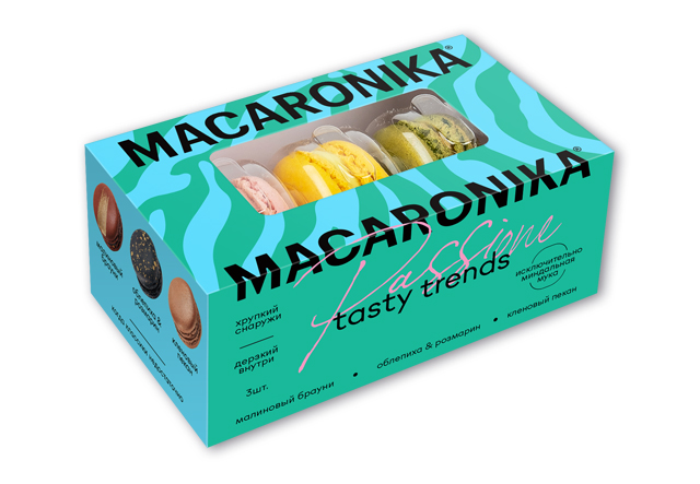 Пирожные Macaronika набор Гурме 3.1 3 шт