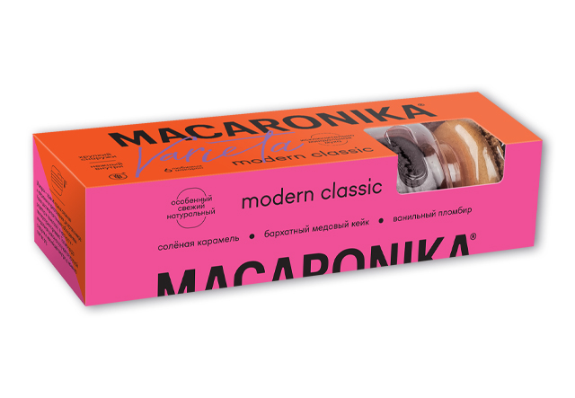 Пирожные Macaronika набор Классик 6.0 6 шт