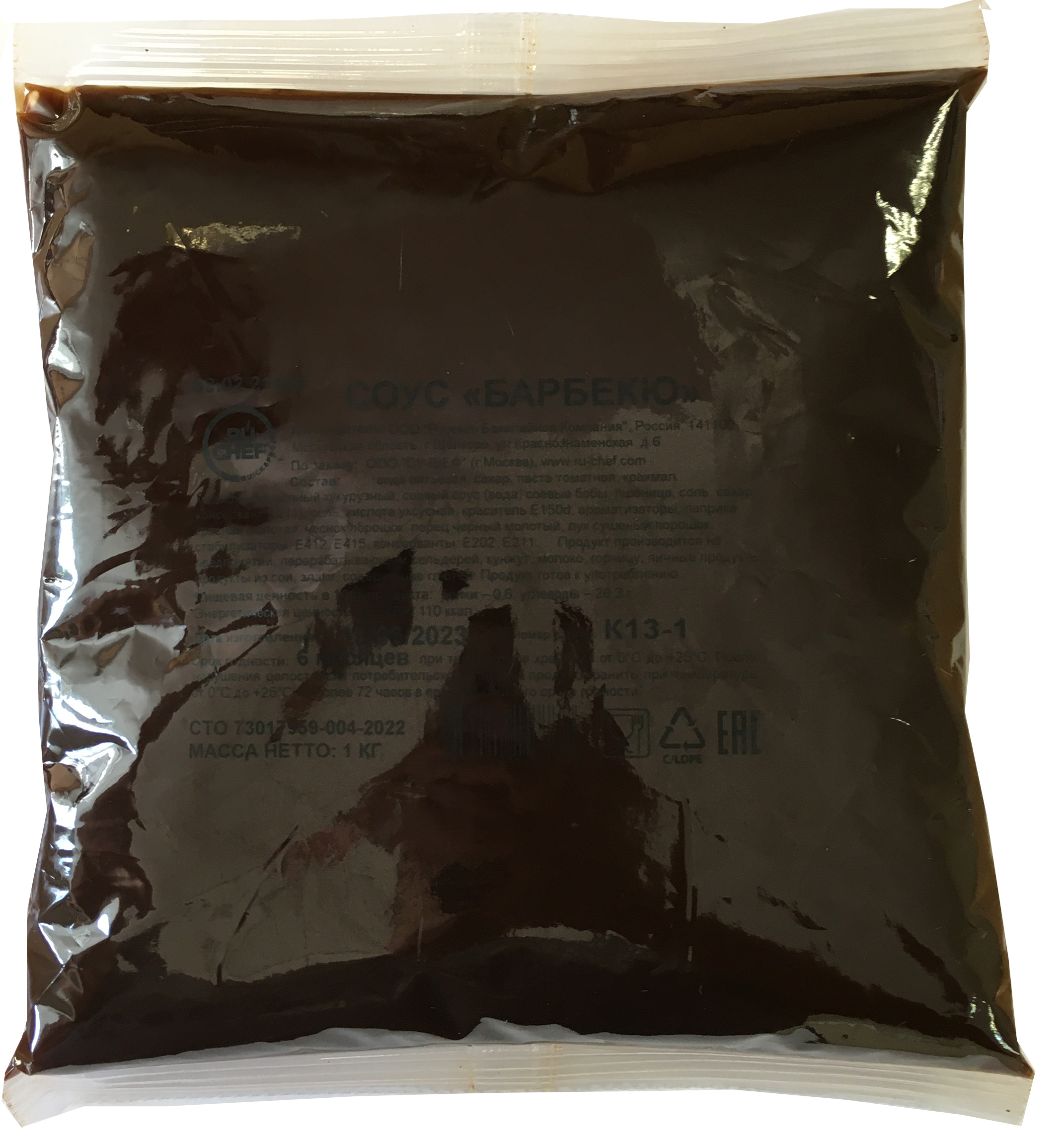 Соус RU-SHEF Барбекю балк 1 кг