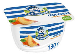ТВОРОЖНЫЙ ДЕСЕРТ ПРОСТОКВАШИНО ПЕРСИК АБРИКОС 3,6 % 130 мл Л8