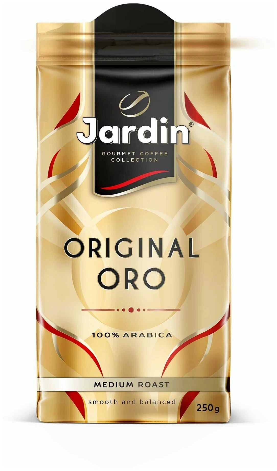 Кофе ЖАРДИН ОРО молотый жареный прем/с. 6*250 гр.