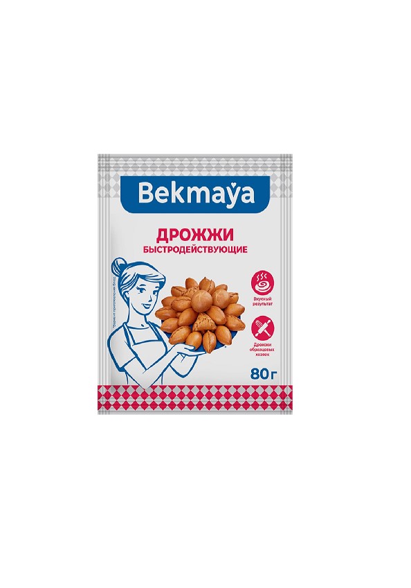 Дрожжи Бекмая х/п сухие быстродействующие 80г