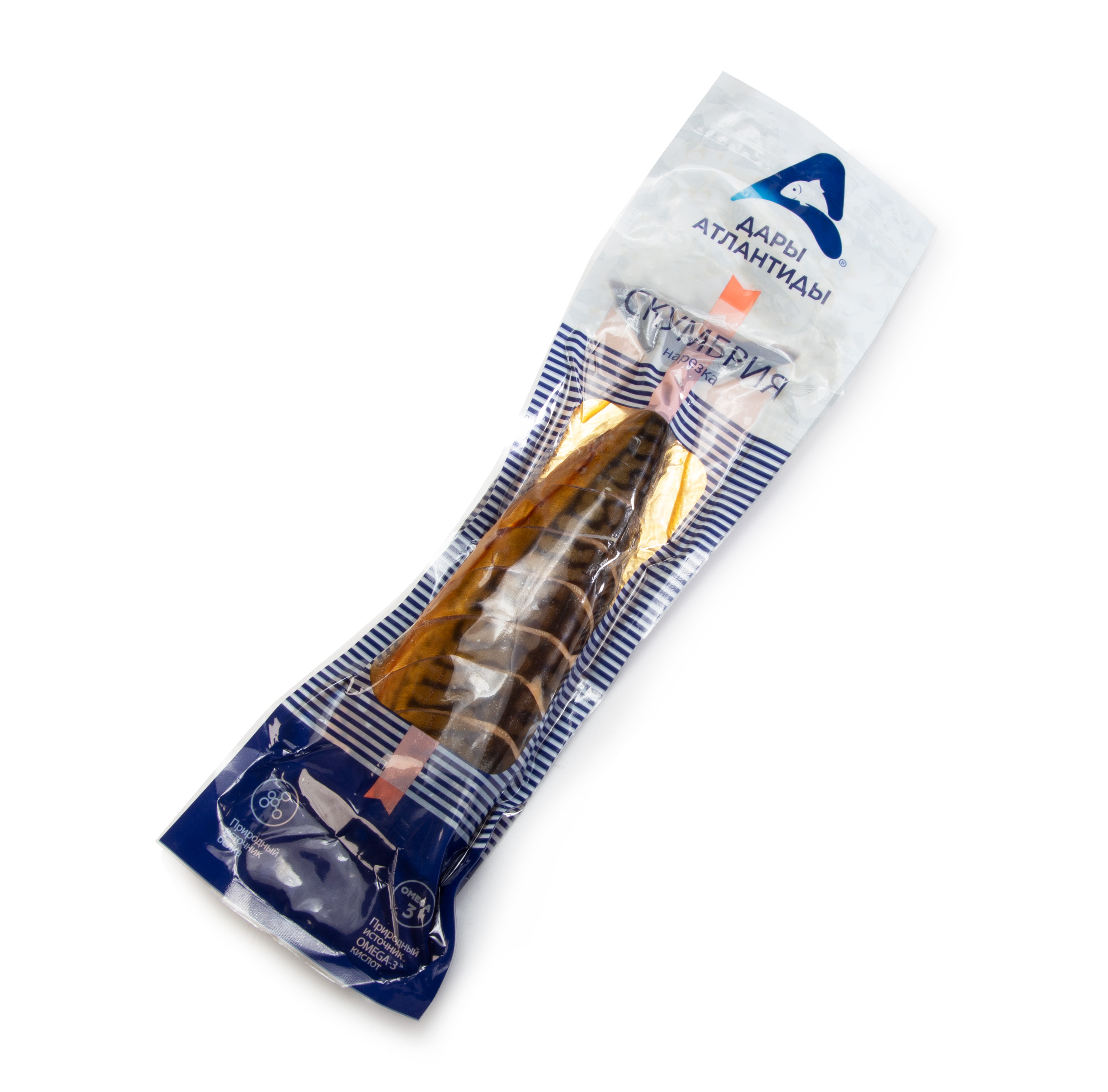 Скумбрия х/к Дары Атлантиды нарезка в/у 300 гр.