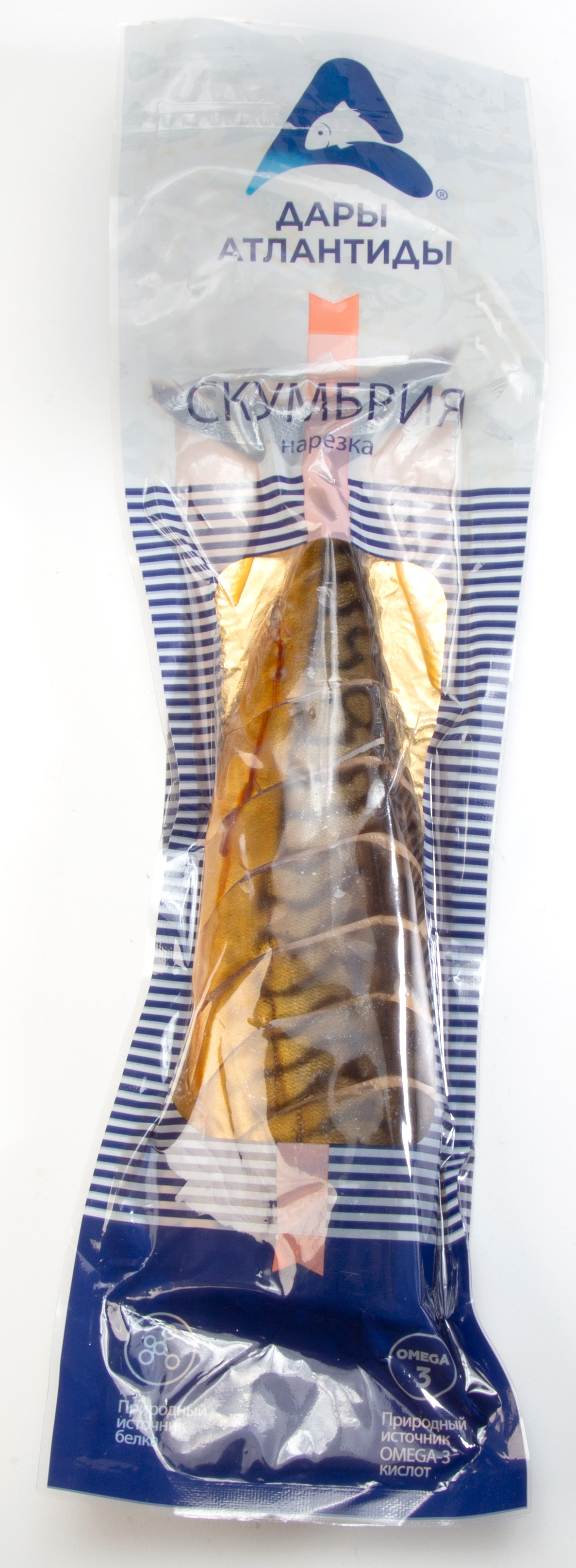 Скумбрия х/к Дары Атлантиды нарезка в/у 300 гр.