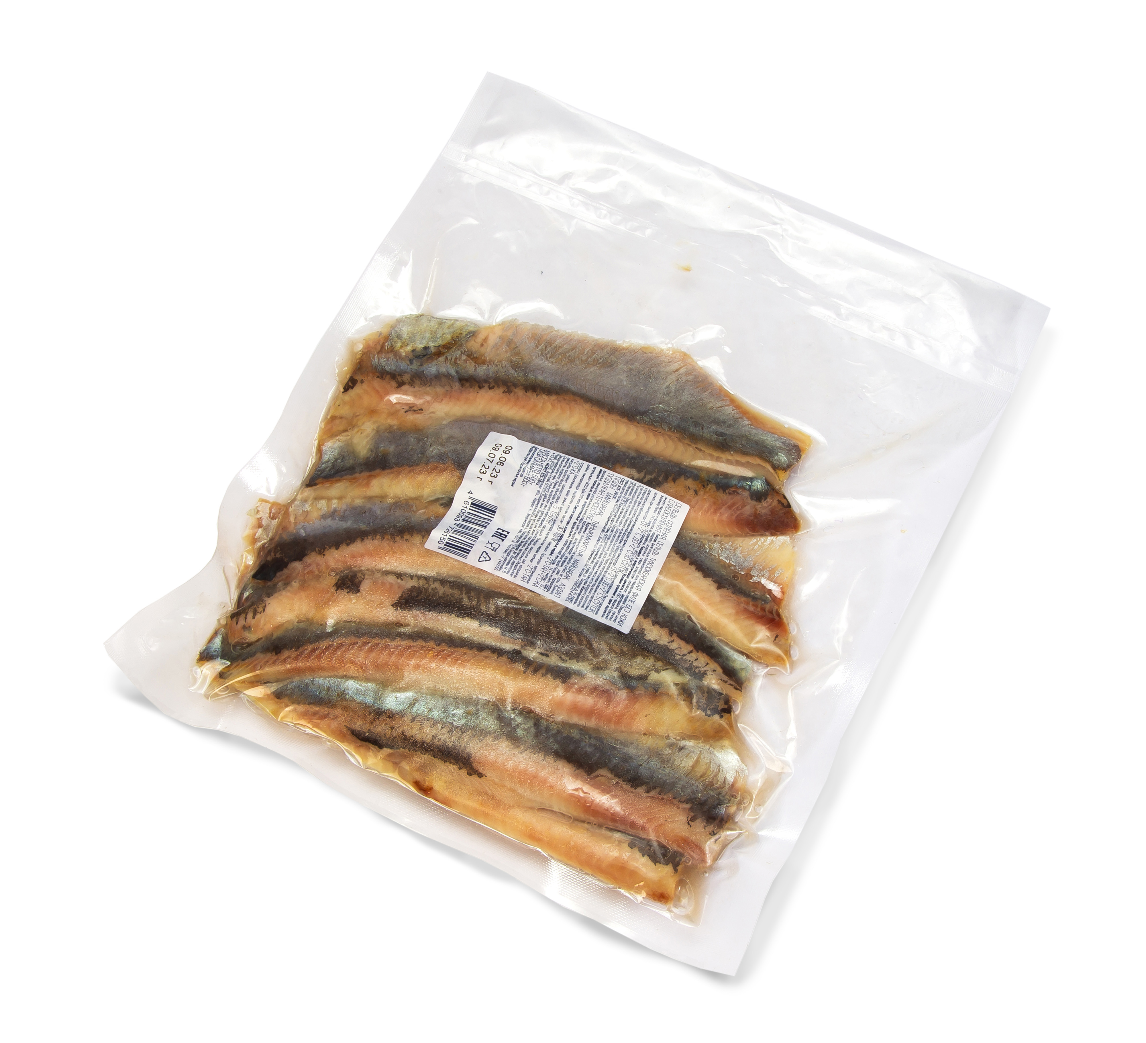 Сельдь тихоокеанская Дары Атлантиды Филе без кожи слабосоленая ГОСТ в/у 500 гр.