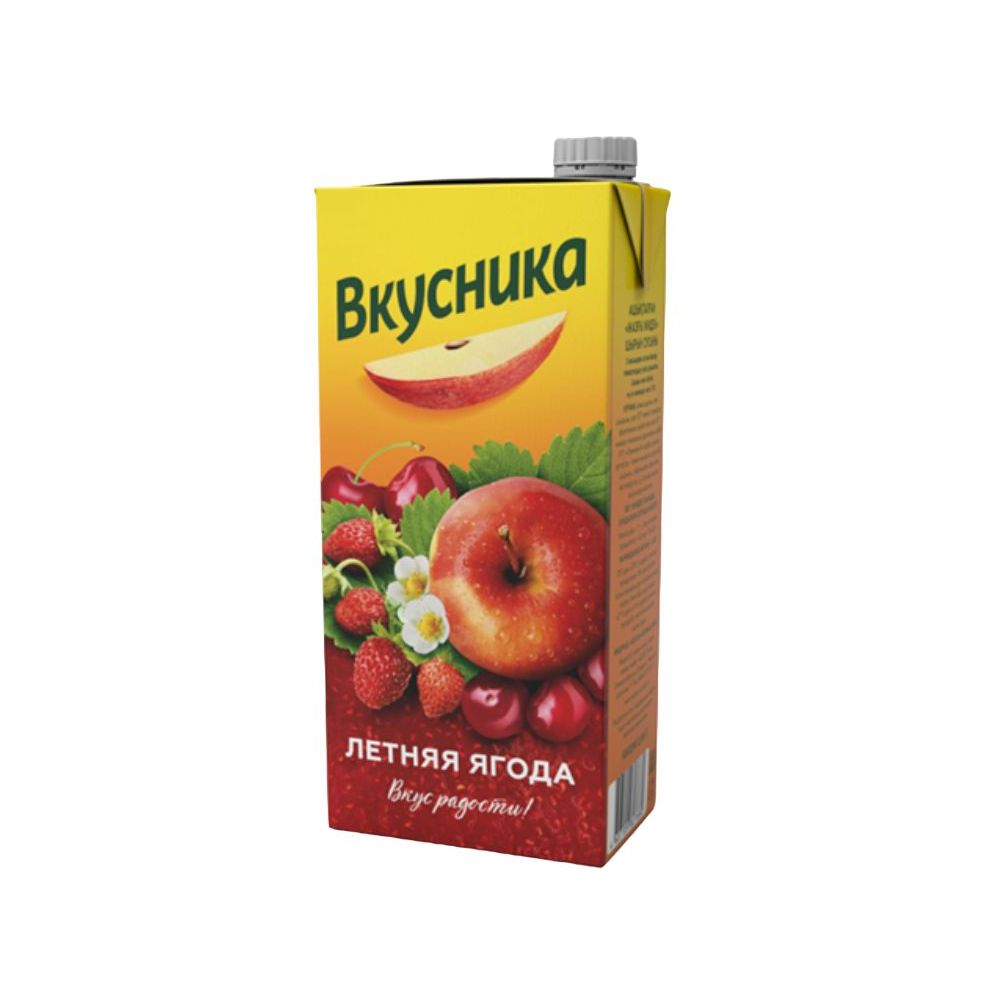 Напиток Летняя ягода 0,95 л 12 шт Вкусника