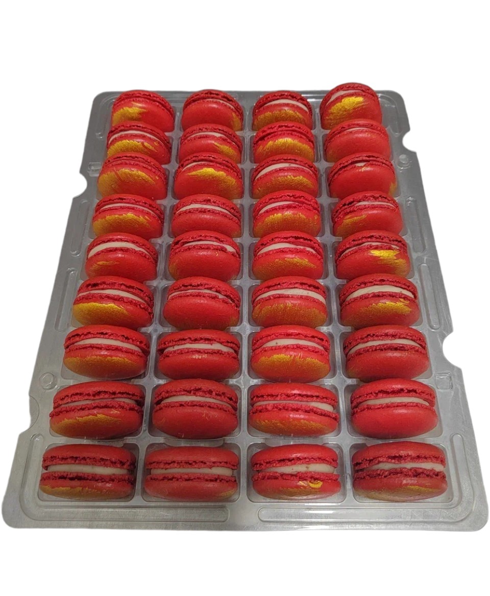 Пирожные Macaronika чиз-кейк клубничный 36 шт