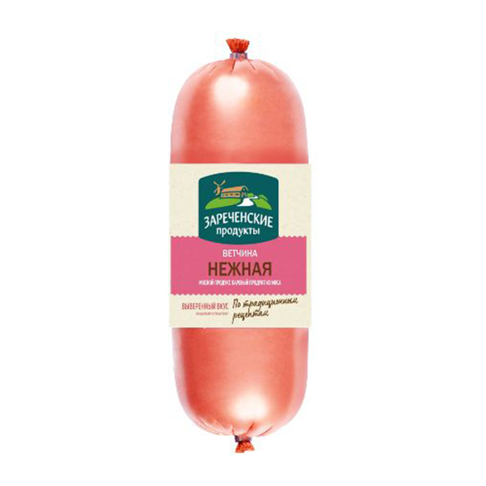 Ветчина Зареченские продукты Нежная п/а вес ~1,3 кг