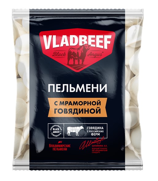 Пельмени ВладБиф с мраморной говядиной 430 г