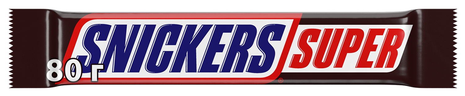 Шоколадный батончик Snickers Super 80г