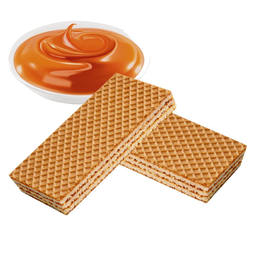 Вафли Сладкая слобода Парижанка с вареным сгущенным молоком 3кг