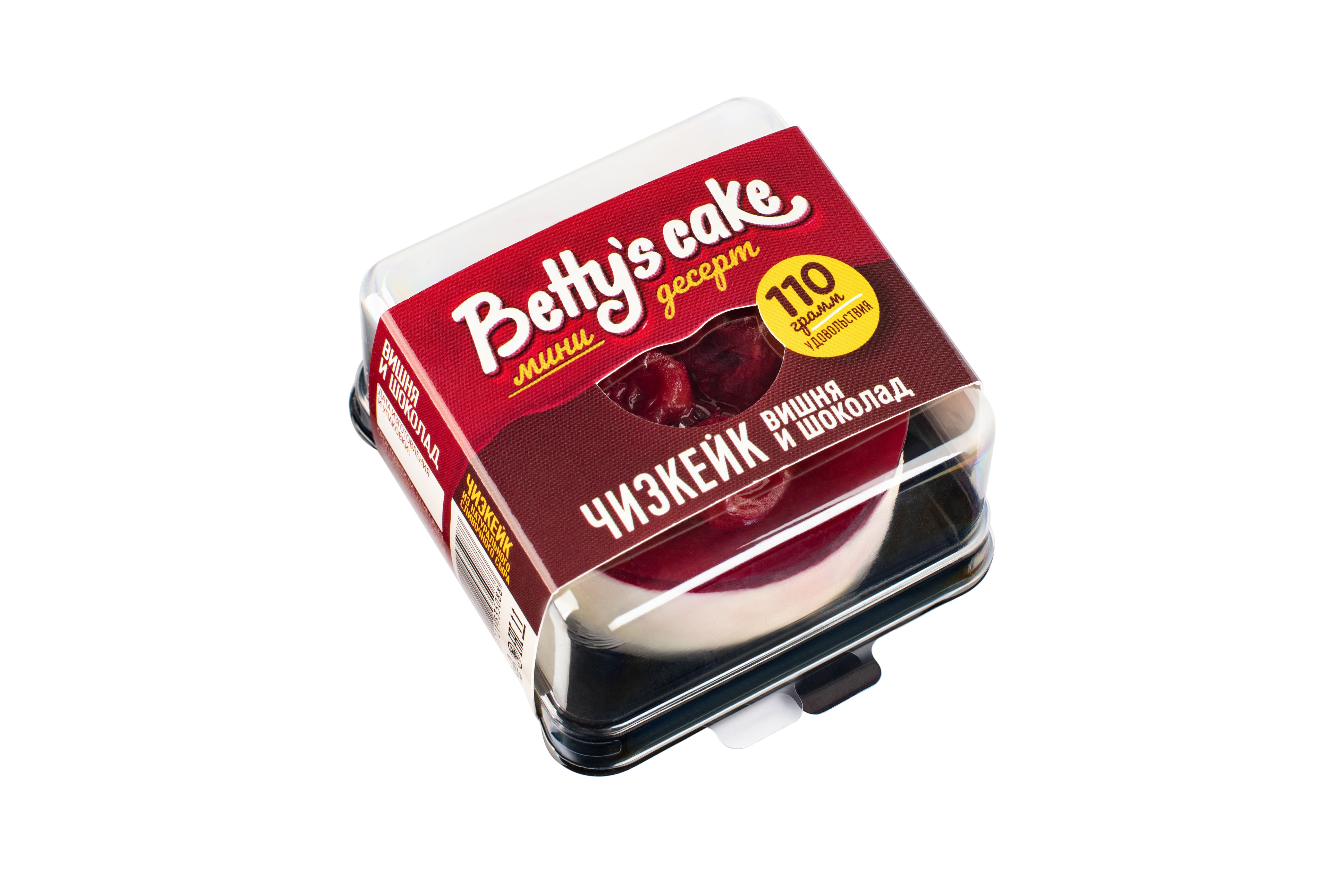 Чизкейк Betty's cake вишня и шоколад 110 гр