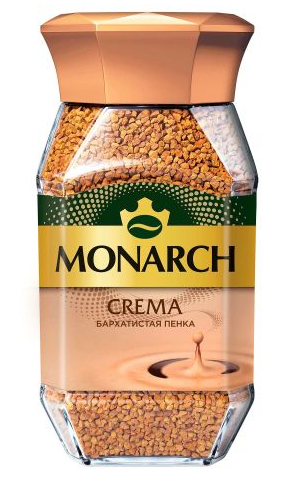 Кофе МОНАРХ КРЕМА натур.раств.сублимир с/б 6*95г