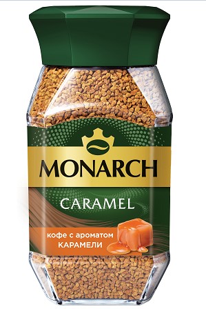 Кофе МОНАРХ КАРАМЕЛЬ натур.раств.сублимир с/б 6*95г