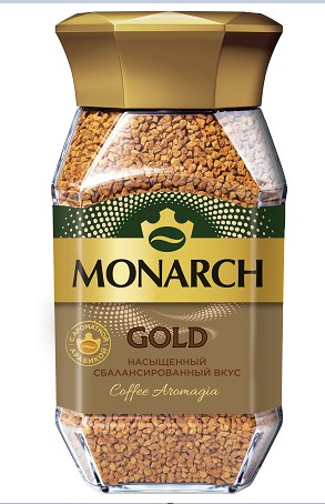 Кофе МОНАРХ ГОЛД натур.раств.сублимир с/б 12*95г