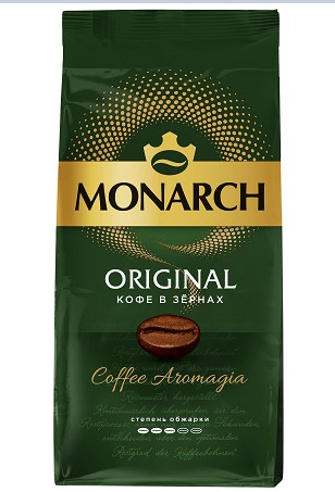 Кофе МОНАРХ ОРИДЖИНАЛ натур.в зернах м/у 9*230г