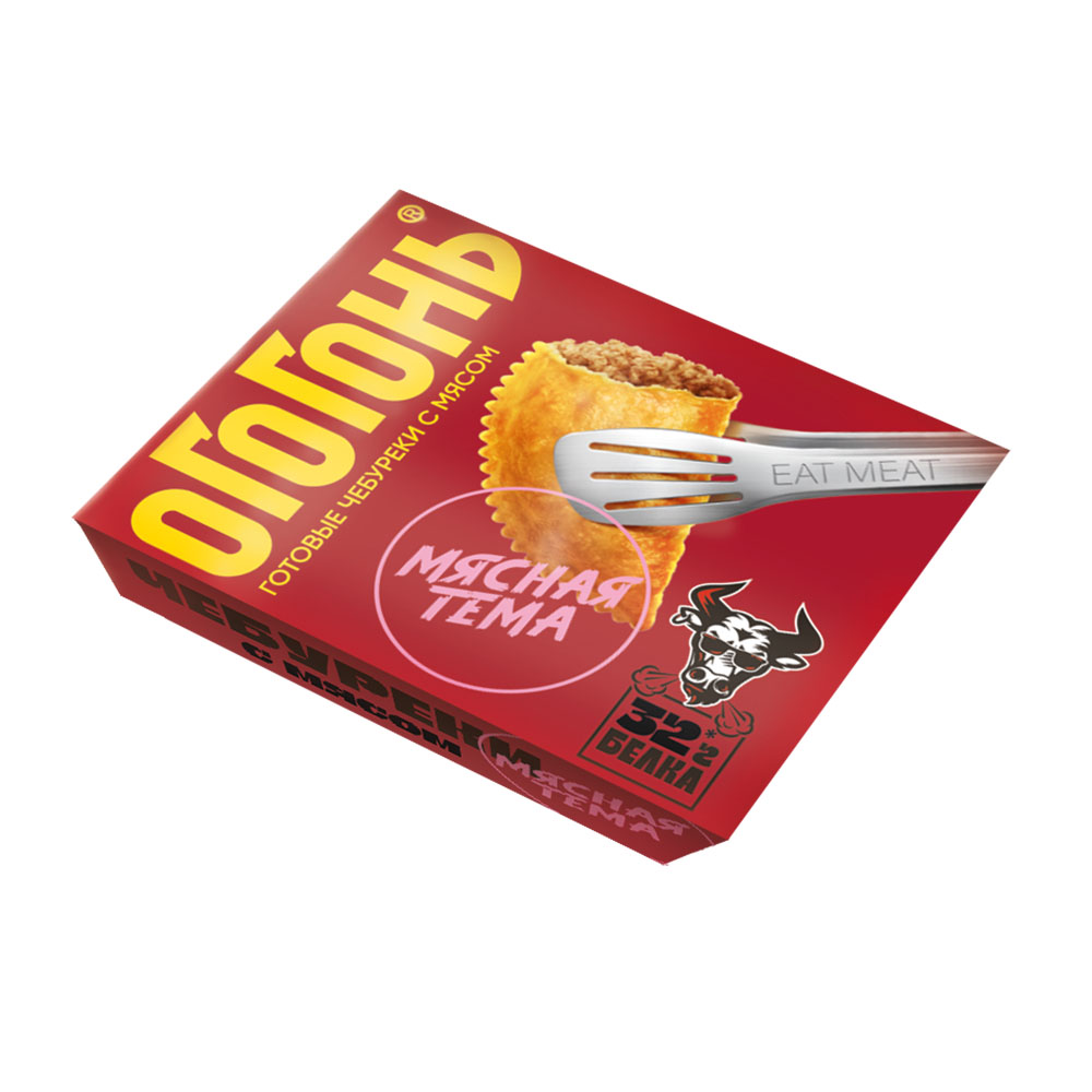 Чебуреки готовые с мясом 360 г(х/б)